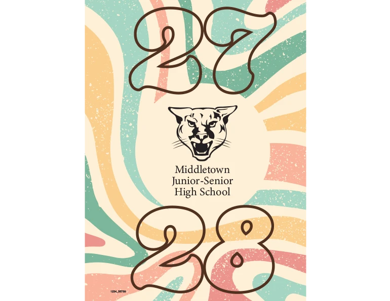 2027-2028 Funky Personalized Cover
