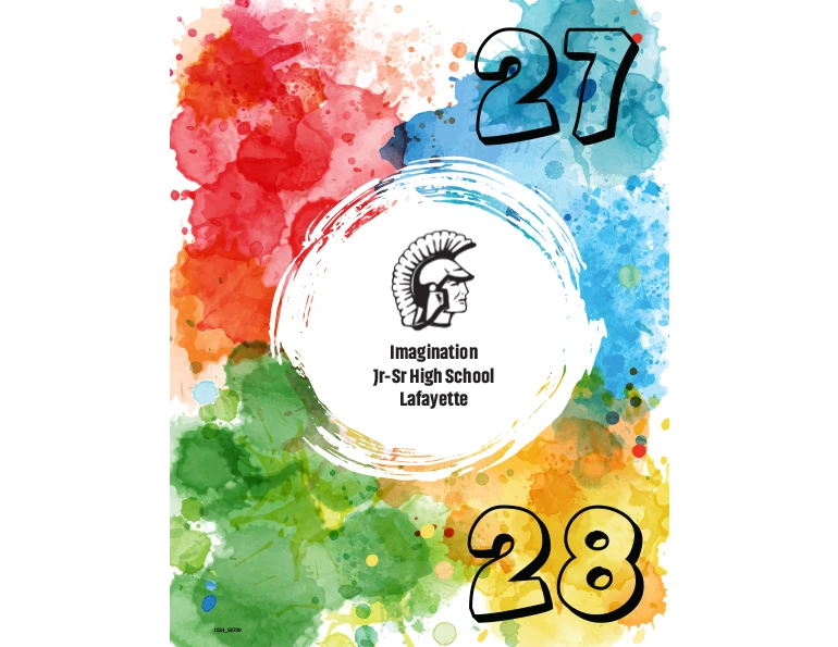 2027-2028 Watercolors Personalized Cover